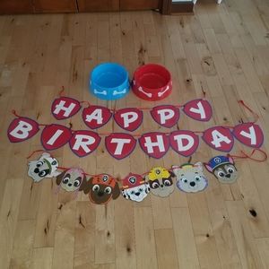 Paw Patrol Birthday Set
